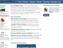 Tablet Screenshot of econjobmarket.org